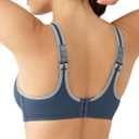 Wacoal Women's Simone Sport Underwire Bra, 855170 (Blue, US 34D)