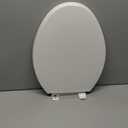 KOHLER 20110-0 Brevia, Slow Close Toilet Seat, Elongated Toilet Seat, Grip-Tight Bumpers Quick-Attach Hardware, White