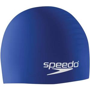 Speedo Unisex-Youth Swim Cap Silicone Junior (Royal Blue)