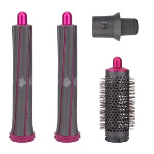 Hair Curling Iron Barrel Attachments: Long Hair Curling Barrels Styler with Adaptor for Dyson Airwrap Hair Dryer, Styler Iron Attachment Parts Hair Tool