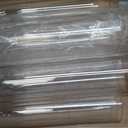 Nuogo 12 Pcs Clear Acrylic Cylinder Vases Wedding Centerpieces,16 Inch