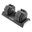 CAP ADJUSTABELL Adjustable Dumbbell Set, Premium Quick Select Adjustable Weights for Strength Training, Singles & Pairs, 25 LB & 55 LB, Hex Dumbbells, Multiple Handle Options