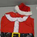 Geyoga 2Pcs Christmas Santa Claus Costume Xmas Funny Santa Shirt and Hat for Men, Size 2XL