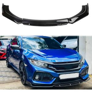 JMTBNO Universal Front Lip for Car, Front Bumper Splitter Lip Splitter Body Kit Compatible with Honda Civic Accord Audi Q5 A5 Toyota Camry Corolla Nissan Altima Ford Mazda