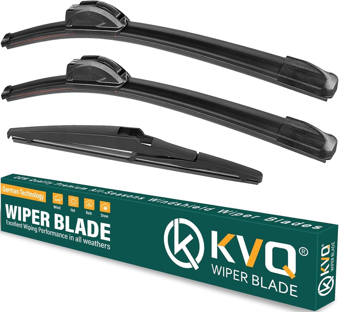 Windshield Wiper Blades Replacement for Toyota highlander 2020 2021 2022 2023,Original Equipment Replacement Front Rear Wiper Blade Set - 26" 18" 10" (Set of 3)