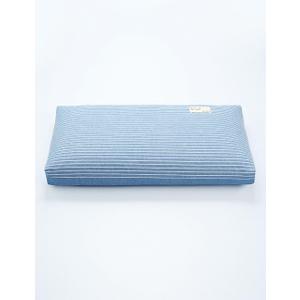 Buckwheat Pillows for Sleeping, Adjustable Firm Support Neck Pillows for Neck and Shoulder Pain Relief, Buckwheat Hull Bed Pillow for Side Back Sleepers, Blue 23"X13"