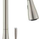 Moen Shoreway Single Handle Pull-Down Kitchen Faucet with Power Clean and Reflex, Spot Resist Stainless, 87236SRS