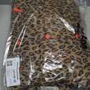 Amazon Essentials Girls and Toddlers' Long Heavyweight Hooded Puffer Jacket (Medium, Camel Cheetah Print)