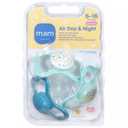 MAM 6 to 16 Months Silicone Air Day & Night 3 Piece Pacifier Set