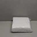 Amazon Basics Waterproof Breathable Mattress Protector, Queen Size, 18 inch Deep, Machine Washable, White