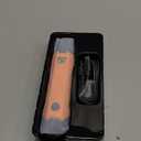 Casfuy 6-Speed Dog Nail Grinder - Newest Enhanced Pet Nail Grinder Super Quiet Rechargeable Electric Dog Nail Trimmer Painless Paws Grooming & Smoothing Tool for Large Medium Small Dogs (Orange)