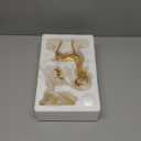 2pcs 3D Geometric Elk Resin Statue, Seated and Standing Elegant Lucky Deer, Luxurious Simple Style Ideas, Suitable for Living Room, Wine Cabinet, Display Stand, Bedroom, Office Desktop