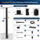 8-12ft Side Mount Cable Railing Post Kit for 36" Deck Railing System