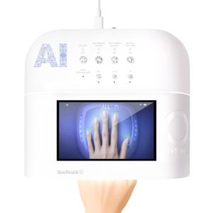 AI Health Beauty Nail Lamp-O NAIL AI Precision Scan, Reduce Excess UV Skin Damage-2in1 AI Computer&Nail Dryer with HD Visible Screen,109 LEDs 2X Faster Curing, Nail Curing Lamp for Salon and Home (White)