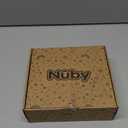 Nuby Clik-It No-Spill Baby Sippy Cup with Soft Spout - (3 Pack) 10 oz - 6+ Months - Pink/Purple/Aqua