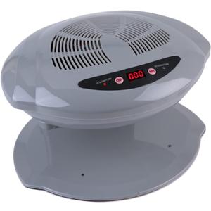 Air Nail Dryer, 2 in 1 Hot and Cold Air Nail Fan Blow Dryer for Regular Nail Polish, Automatic Sensor Manicure Drying Nail Dryer for Home and Salon Use, Grey