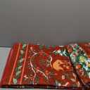 LIVEBOX Christmas 5x7 Area Rug for Living Room Red Clearance, Washable Rugs for Bedroom Nursery Room, Soft Low Pile Non Slip, Christmas Tree Santa Claus Print Holiday Carpet Home Decor (Red 5'x7')