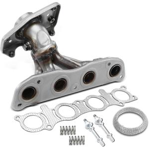 A-Premium Engine Exhaust Manifold Kit W/Gaskets & Springs & Studs [DOHC 4Cyl 1.8L 2.0L] Compatible with Nissan Sentra 2007-2019, Versa 2007-2012, NV200 2013-2021