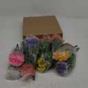 24 Bundles Artificial Flowers Outdoor,No Fade Fake Plastic Flowers Faux Plants for Decoration Hanging Planters Indoor Outside Garden Porch Window Box Home Farmhouse Wedding (6 Mix Colors)
