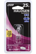 Feit Halogen Light Bulb 25 Watt 120 Volt