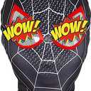Halloween Mask Adult Kids Spider Role Play Masks Cosplay Costumes Mask Halloween Costume Accessories (1 Pcs, Black)