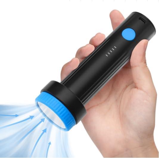 6.0Kpa Cordless Electric Vacuum Pump for Storage Bags, USB Rechargeable Portable Vacuum Sealer for Travel Air Pump Compression Bag Pumps for Clothes Blankets Bedding, Blue Black (No bags)