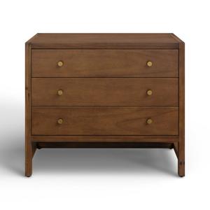 Sullivan Nightstand - Saddle Tan Veneer (26.5'' H X 32'' W X 18'' D)