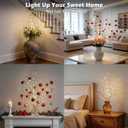 Bexdir Lighted Birch White Tree Branches 33IN 180LED with Timer Plug in, Artificial Tree White Birch Twig for Christmas Home Decor Party Wedding Bedroom