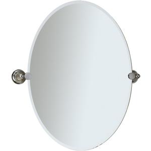 Gatco 4329 Tiara Oval Wall Mirror, Chrome,Small (26.5"L x 24"W)