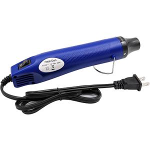 Heat Gun, Mini Hot Air Gun for DIY Crafts Portable Heat Air Gun Tool for Embossing Shrink Wrapping Drying Paint (Blue)