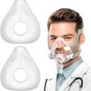 Replacement Cushion for AirFit F20 Mask - 2 Packs Reliable Seal & Perfect Fit for Full Face Masks Cushion, Compatible with Original F20 Frame(Large)