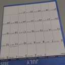 2025-2026 Wall Calendar 24" x 36" Dry Erase Calendar for Wall from July 2025 to June 2026 12 Month Annual Large Yearly Wall Planner for Office School(Blue)