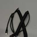 PRAKIE Coiled USB C Cable Fast Charging for Car 3FT/5FT, USB A to USB C Cable, Type C Charge Cord USB-C Charging Cable Compatible with iPhone 17/16/15/Samsung Galaxy S20 and More USB C Devices-Black