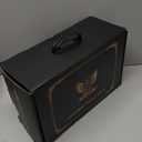 LUXULISH Whiskey Decanter Set for Men, Crystal Decanter Set With 4 Whiskey Glasses, Bourbon Decanter Set for Whiskey Lovers, Liquor Decanter Set for Dad Husband