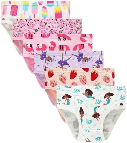 Winging Day Little Girls' Cotton Panties Baby Toddler Soft Underwear Multipack AS 150