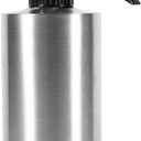 Fdit Stainless Steel Hand Pressing Watering Can with Spray Nozzle (550ml)