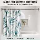 Shower Curtain Rod, Stainless Steel Tension Curtain Rods, 43"-122"