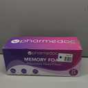 Pharmedoc Adjustable Shredded Memory Foam Bed Pillow - Perfect for Side Sleeper - Rectangular - Neck Support for Pain Relief - Queen Size - Extra Filling Pack