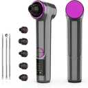 Blackhead Remover with Heating, 3 Adjustable Levels and 9 Modes, 5 Head Comedone Extractor Kit for Nose, Pore Suction Pimple Vacuum, Face Suction, Blackhead Vacuum Removers, Pore Cleaner