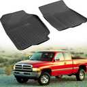 Floor Mats for Dodge Ram 1500 1994-2001 for Ram 2500 3500 1994-2002 Liner Crew Quad Classic Cab,All Weather Season Protection Truck Front Rubber Carpet 2000 2002 1999 1998 1997 1996 1995 Accessories