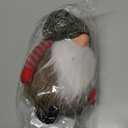 KOJIGIC 12inch Valentine's Day Gnome Tree Topper with Tree Topper Holder Santa Valentines Day Gnome with Lights Hand Made Valentine's Day Decoration Holiday Home Decor Ornament