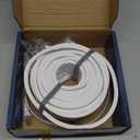 LED Strip Lights Warm White 3000K,65.6ft 110-120V Neon Rope Lights,Flexible Silicone Outdoor Waterproof Neon Strip Lights for Bedroom,Mirror,Kitchen Cabinet, Living Room,Halloween Decor