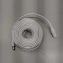 50ft 12V DC Power Extension Cable 2.1mm x 5.5mm Plug Universal Extension Cords Cable Compatible with 12V Power Adaper for Home Security IP Camera (15M) White