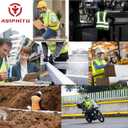 Reflective Safety Vest for Men Women Construction Vest Meet ANSI/ISEA Standard (Medium, Yellow)