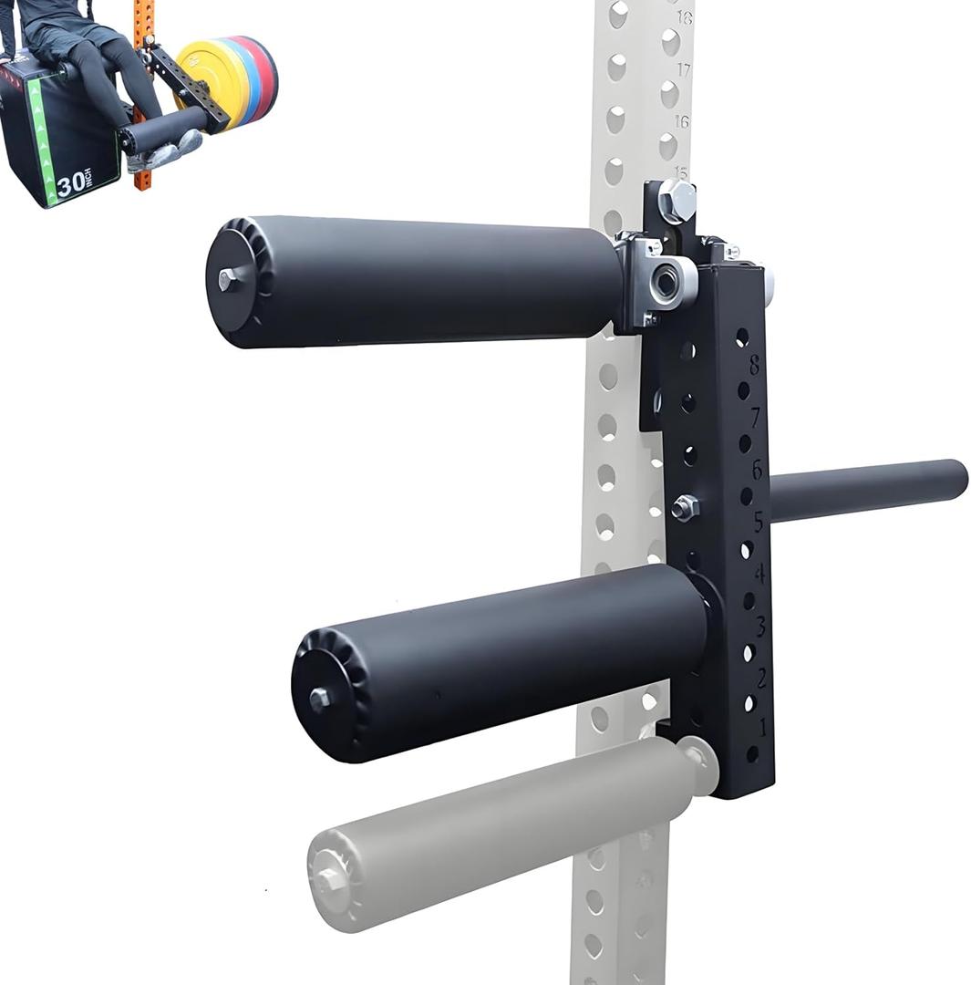 MARLANG Leg Extension and Curl Machine for Power Rack Attachments, Leg Extension Attachment for Home Gym, Leg Curl Attachment for Workout Equipment (0.7" / 18mm Hole)