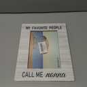 Beliran Nonna Gifts Picture Frame 5x7, Grandma Photo Frame, Christmas Mothers Day Birthday Gifts for Nonnas, My Favorite People Call Me Nonna Wooden Picture Photo Frames for Desk Home Room Decor