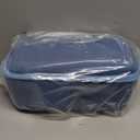 JCHPINE Silicone Cover and Hard Carrying Case for Bose SoundLink Max Portable Speaker, Protective Travel Case for SoundLink Max Speaker Accessories with Shoulder Strap (Blue)