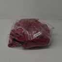 Women Crew Red Italian Melton Button Down Coat, Size M