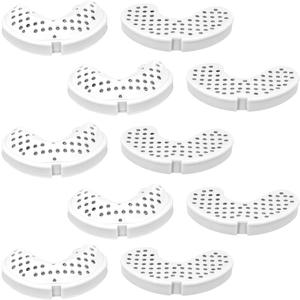 10 Packs Charcoal Water Filter Replacement for Pioneer Pet Compatible with Ceramic & Stainless Steel Raindrop Fountains