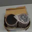 OneDream Wood Bed Furniture Risers Blocks - 4 inch Set of 4 Bed Risers, Heavy Duty Solid Wood Round Risers, Sofa Riser with Non-Slip Pad, Create Storage Space and Easy Cleaning for The Sweeper